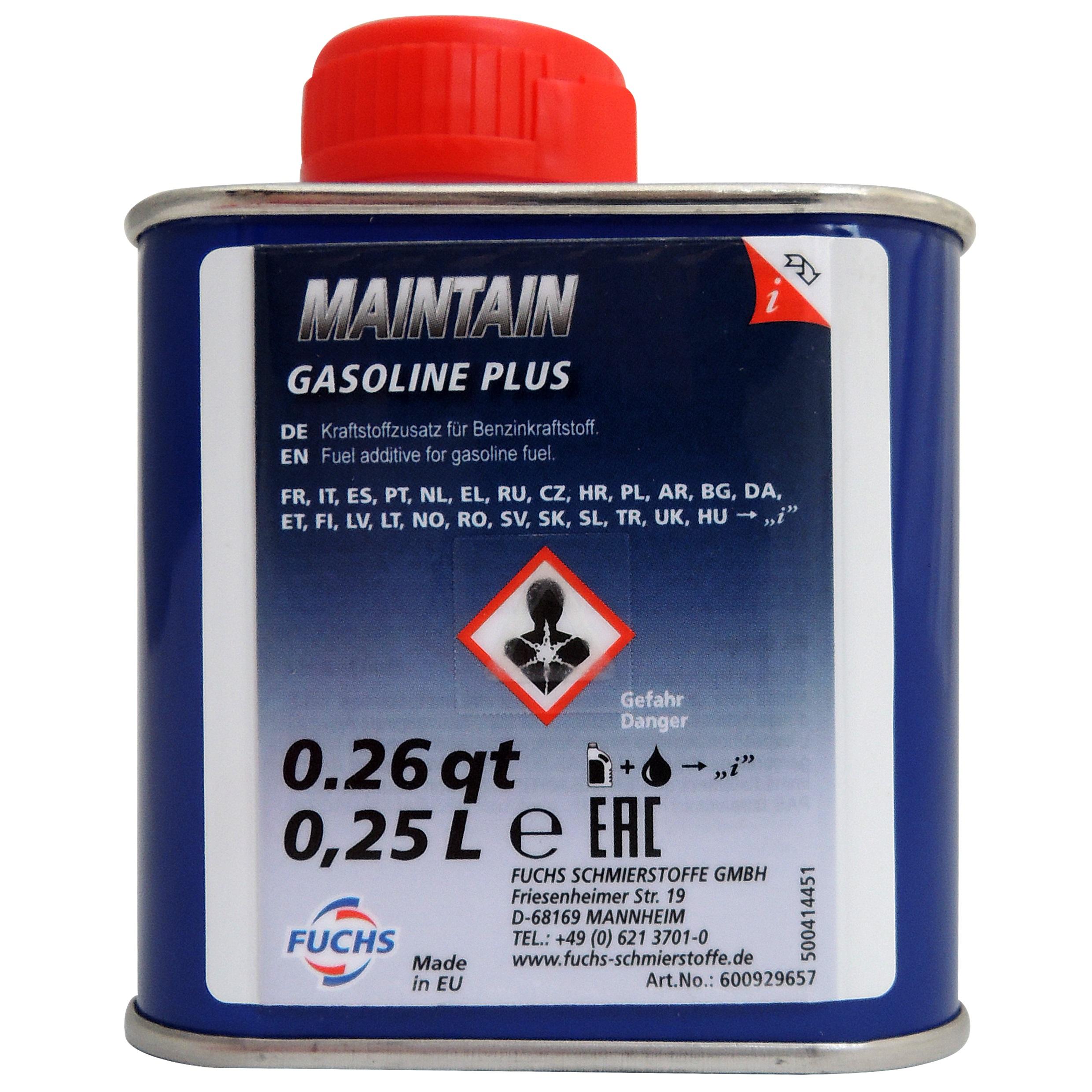 Fuchs MAINTAIN GASOLINE PLUS 高性能濃縮汽油精 燃油添加劑 汽油添加劑