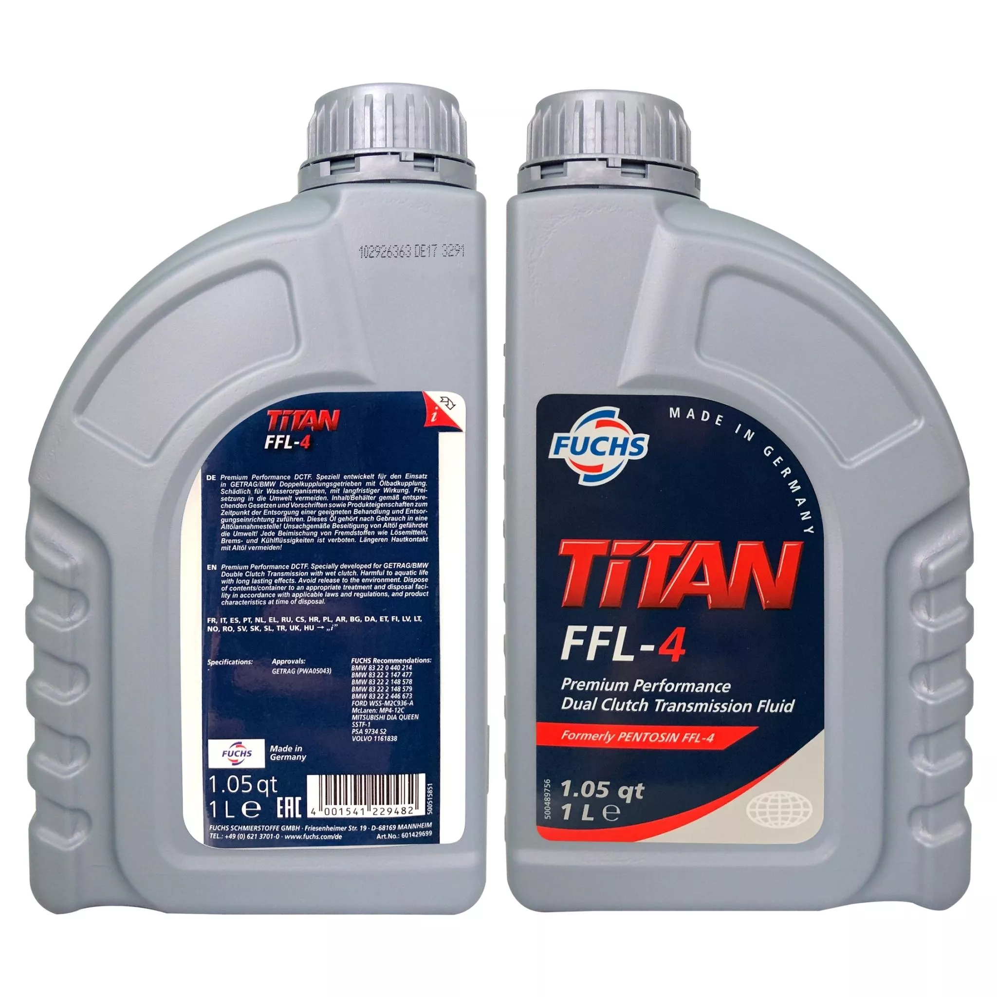 Fuchs TiTAN FFL-4 雙離合變速箱油 同Pentosin FFL-4