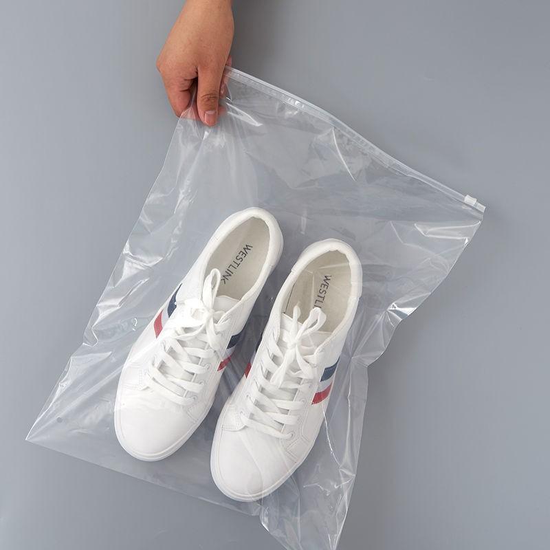 旅行 鞋子 棉花娃娃 防塵收納袋 透明密封一次性旅行鞋袋 家用裝鞋袋子透明鞋套