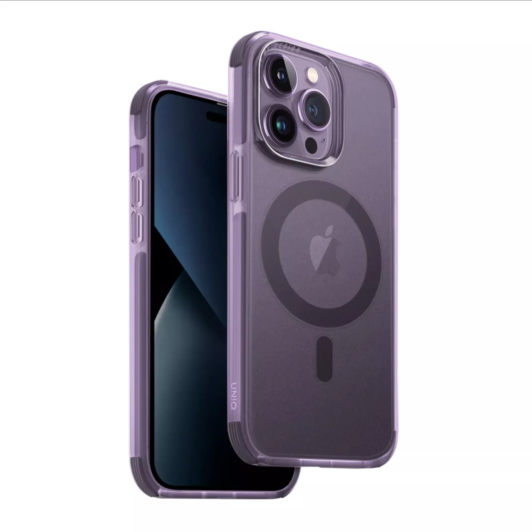 Combat 四角強化軍規等級防摔三料保護殼-深紫色 iPhone 14 / Pro / Plus / Pro Max 支援MagSafe