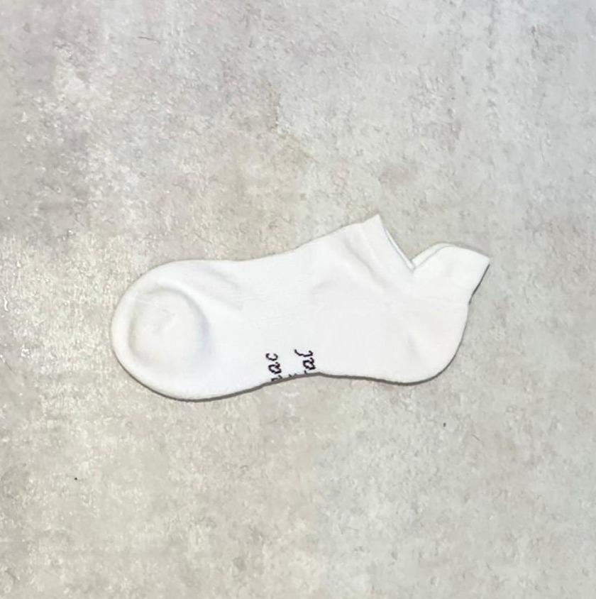 極簡主義船型襪（2入）- 抗菌毛巾底不脫落