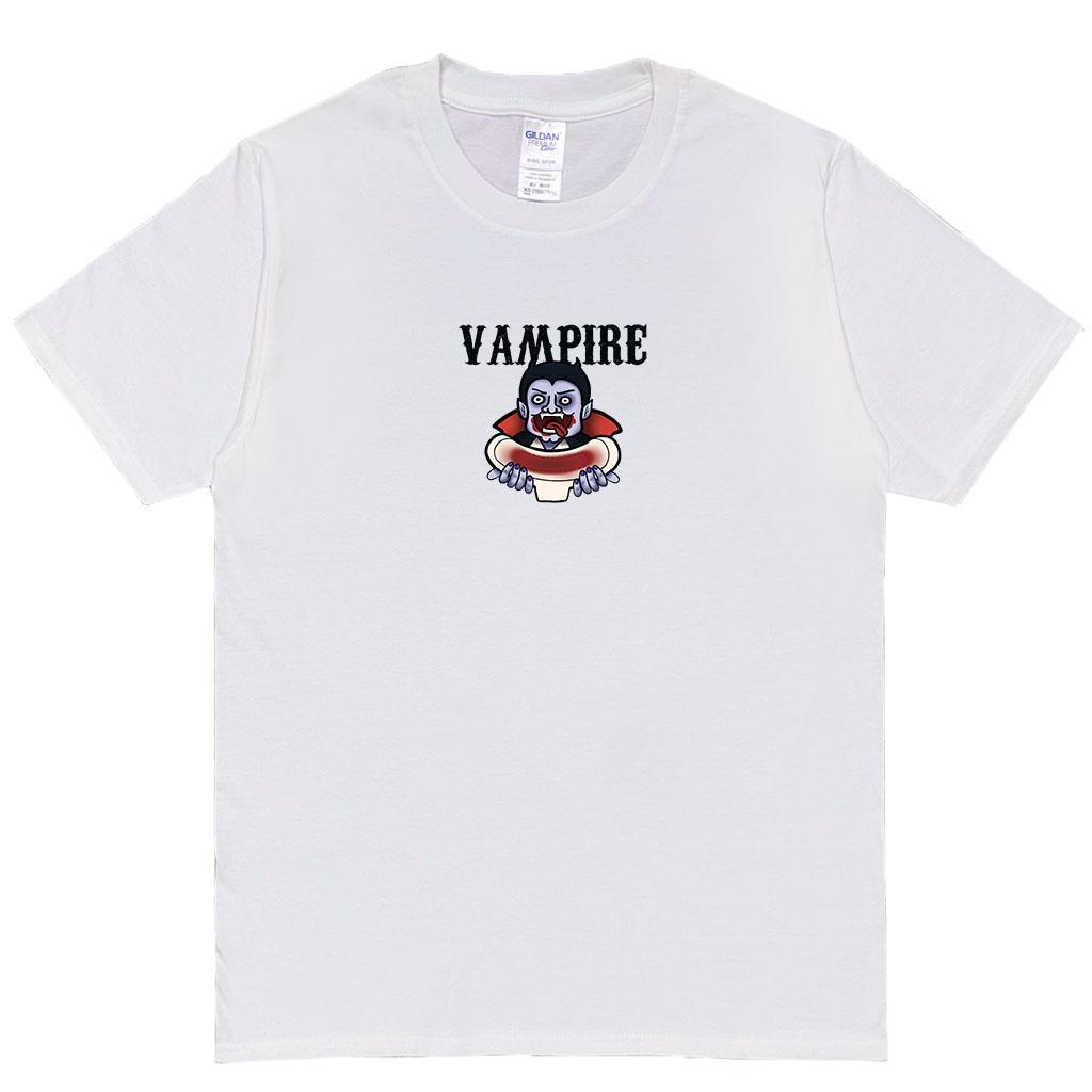 宵夜服飾night snack 個性創意圖T-shirt VAMPIRE吸血鬼 男女可穿 XS~2XL