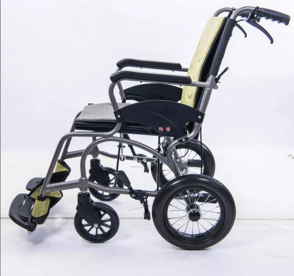 輪椅B款 鋁合金 輕量型 小輪 均佳 JW-X30-12