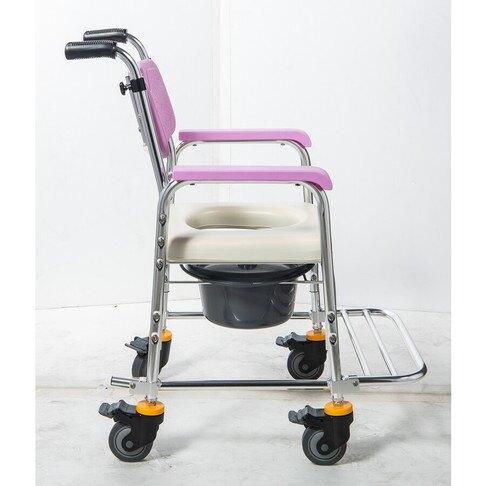便盆椅 便器椅 鋁製推手型不可收合 均佳 JCS-205