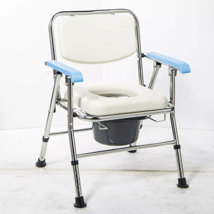 便盆椅 沐浴椅 洗澡椅 日式不銹鋼收合便器椅 均佳 JCS-303