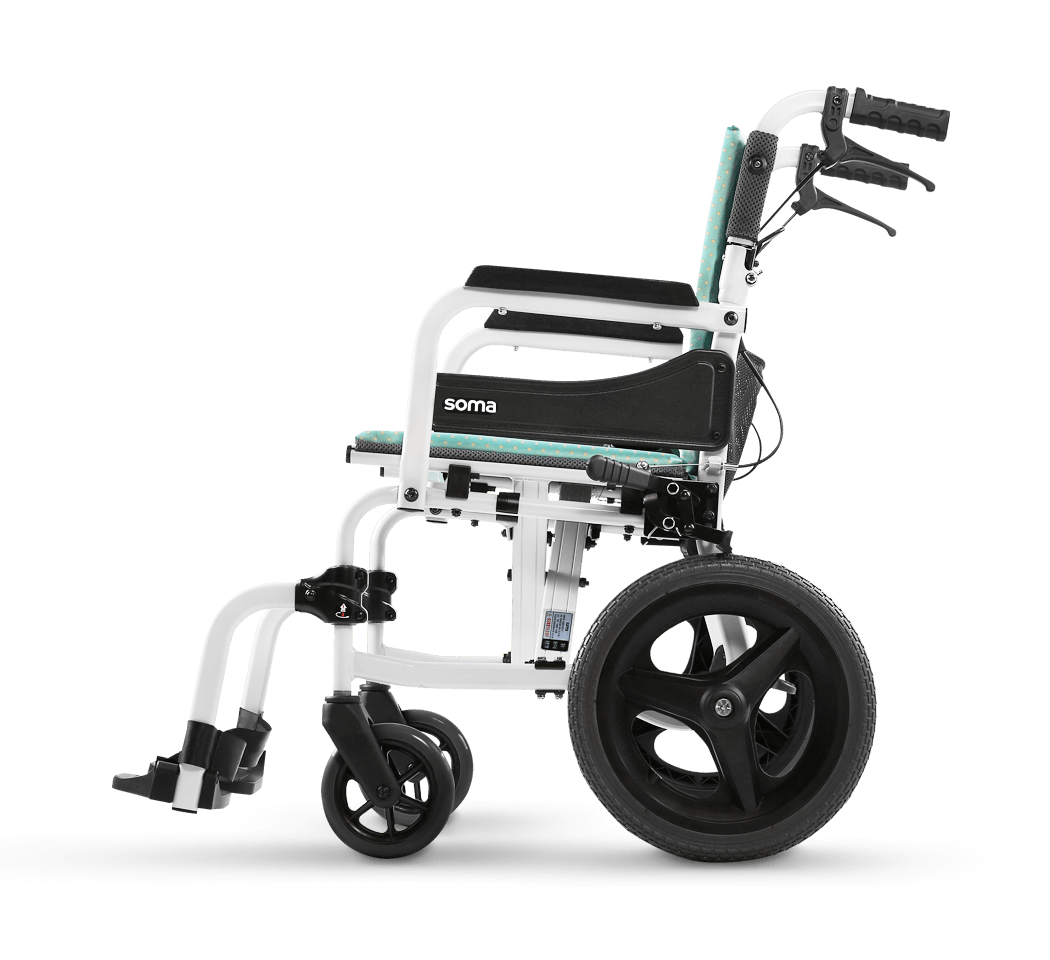 輪椅B款【康揚】飛揚215 鋁合金 外旋撥腳 SM-250.5 贈輪椅餐桌板
