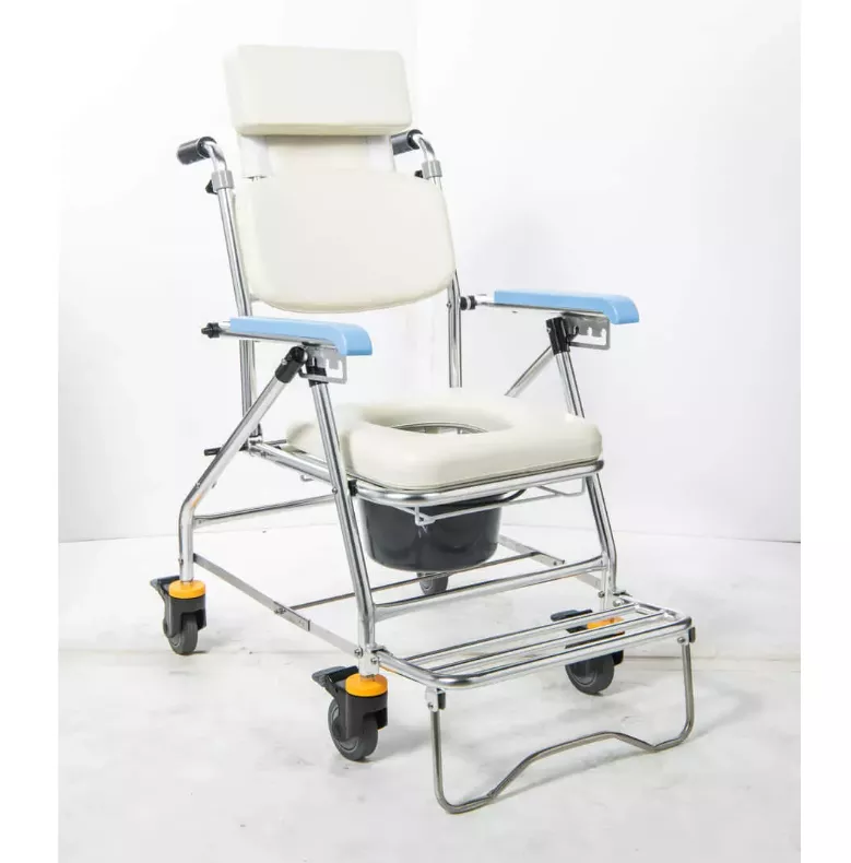 沐浴椅 洗澡椅 便器椅 均佳 JCS-306 便盆椅 不鏽鋼背可調收合洗澡