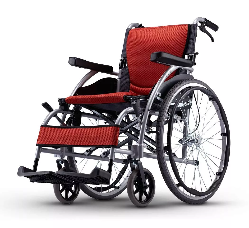 輪椅-B款（輕量化量產型） Karma 康揚 鋁合金 輪椅 Karma 舒弧105 (A款) KM-1500.4A