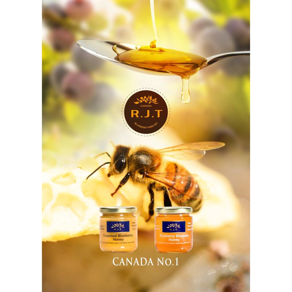 R.J.T天然乳化藍莓花蜂蜜【寵愛限時優惠9折】加拿大原裝進口330g|creamed honey 結晶蜜