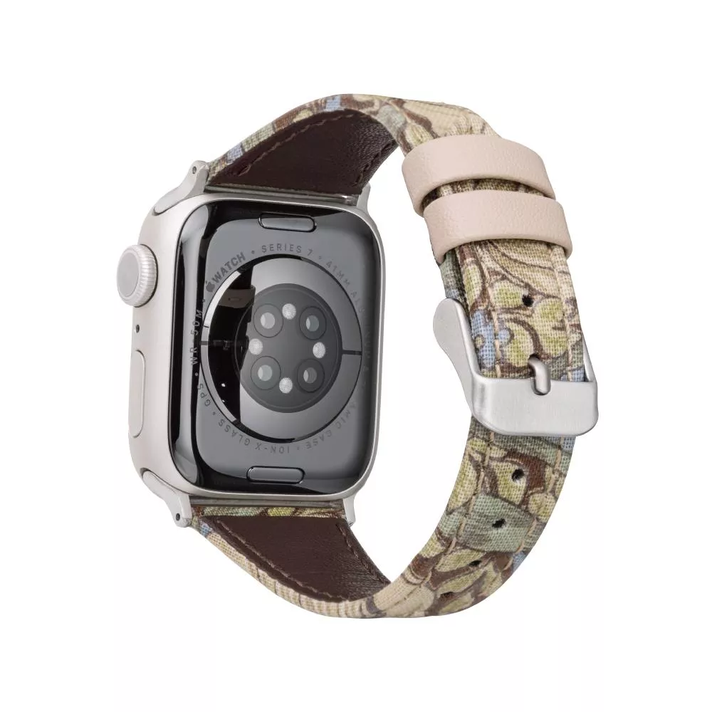Gramas Apple Watch 38/40/41mm 仕女彩繪錶帶 BEST OF MORRIS 聯名限量款-米黃