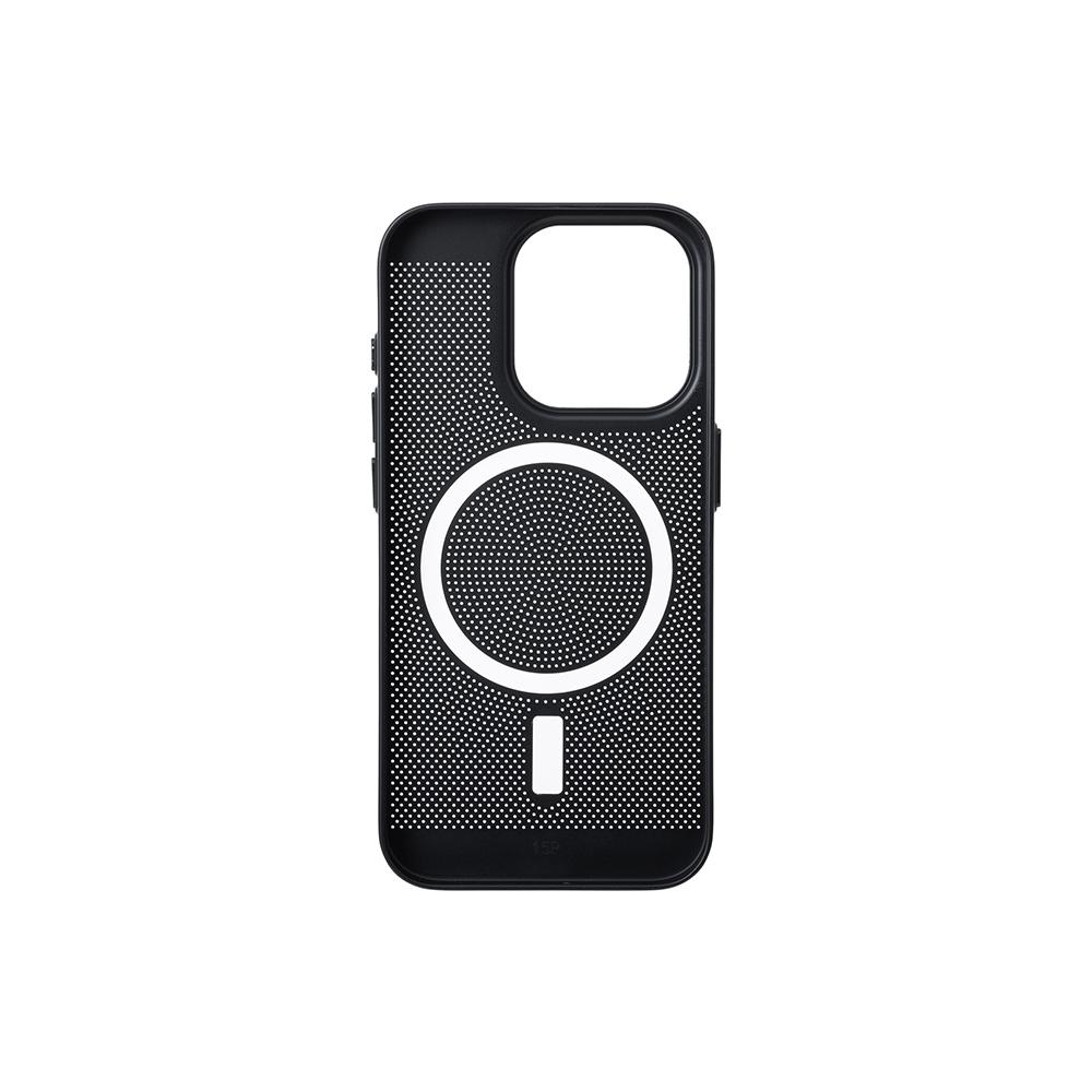 【Gramas】iPhone 15 Pro 6.1吋 Mag Mesh 超薄磁吸散熱殼 (黑)