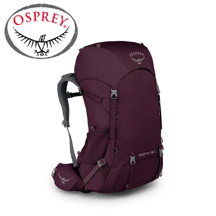 【Osprey】RENN 50 女款透氣登山背包 50L (AURORA PURPLE極光紫) 10001767