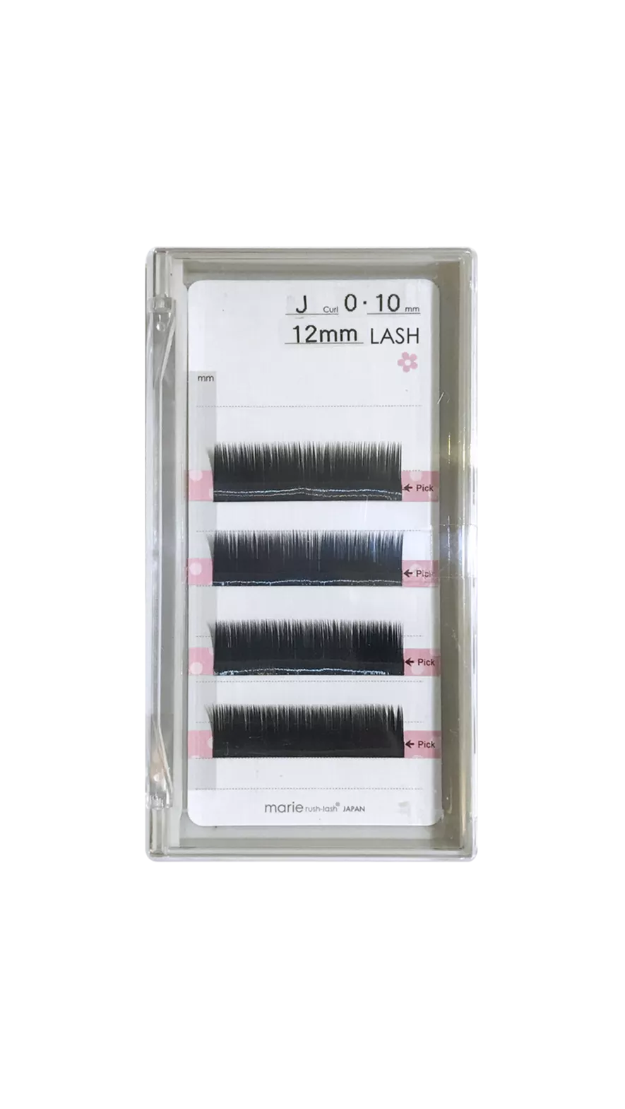 JLA三級檢定睫毛J 0.10 12mm