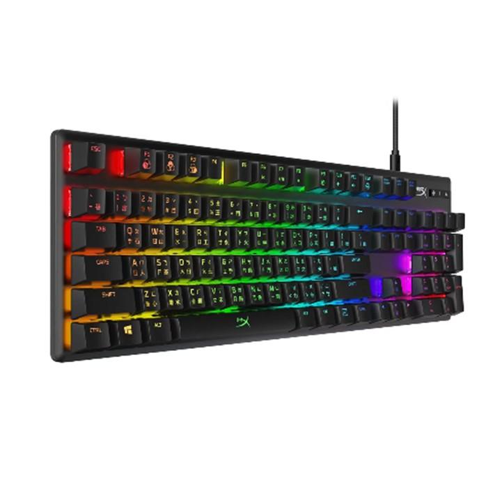 金士頓 HyperX Alloy Origins RGB 機械式電競鍵盤 青軸/紅軸 中文 (HX-KB6RDX-TW)