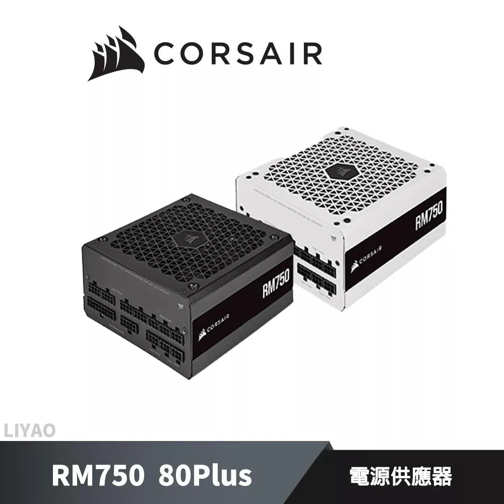 CORSAIR 海盜船 RM750 80Plus 金牌 2021 白 電源供應器