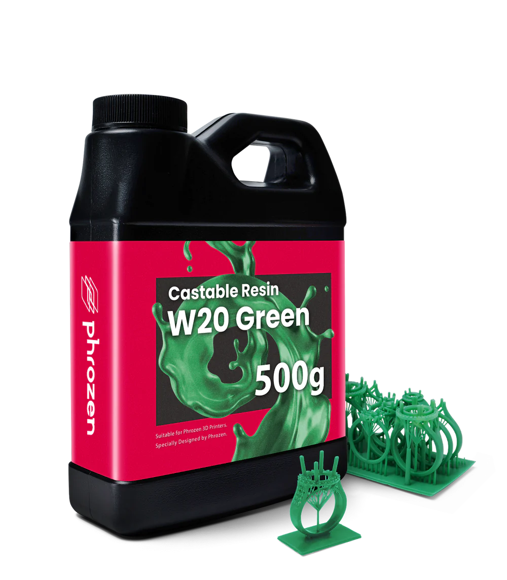 Castable W20 Green 可鑄造金工樹脂