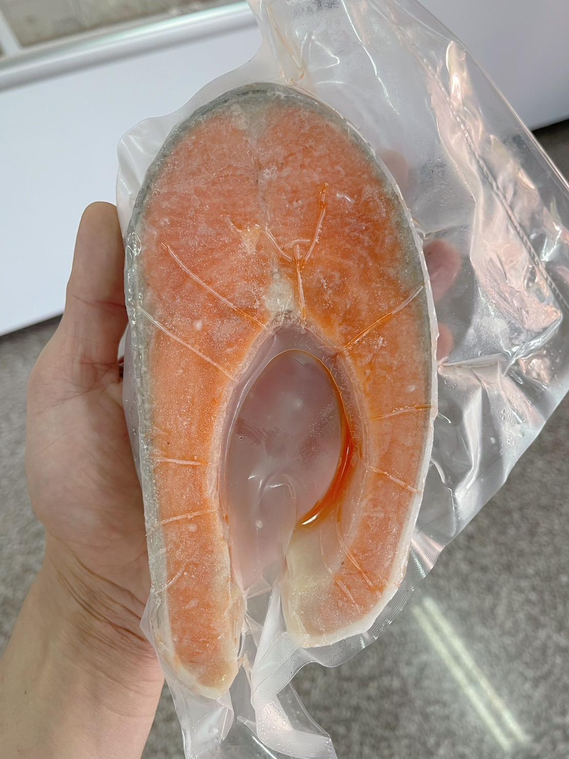 鮭魚切厚片