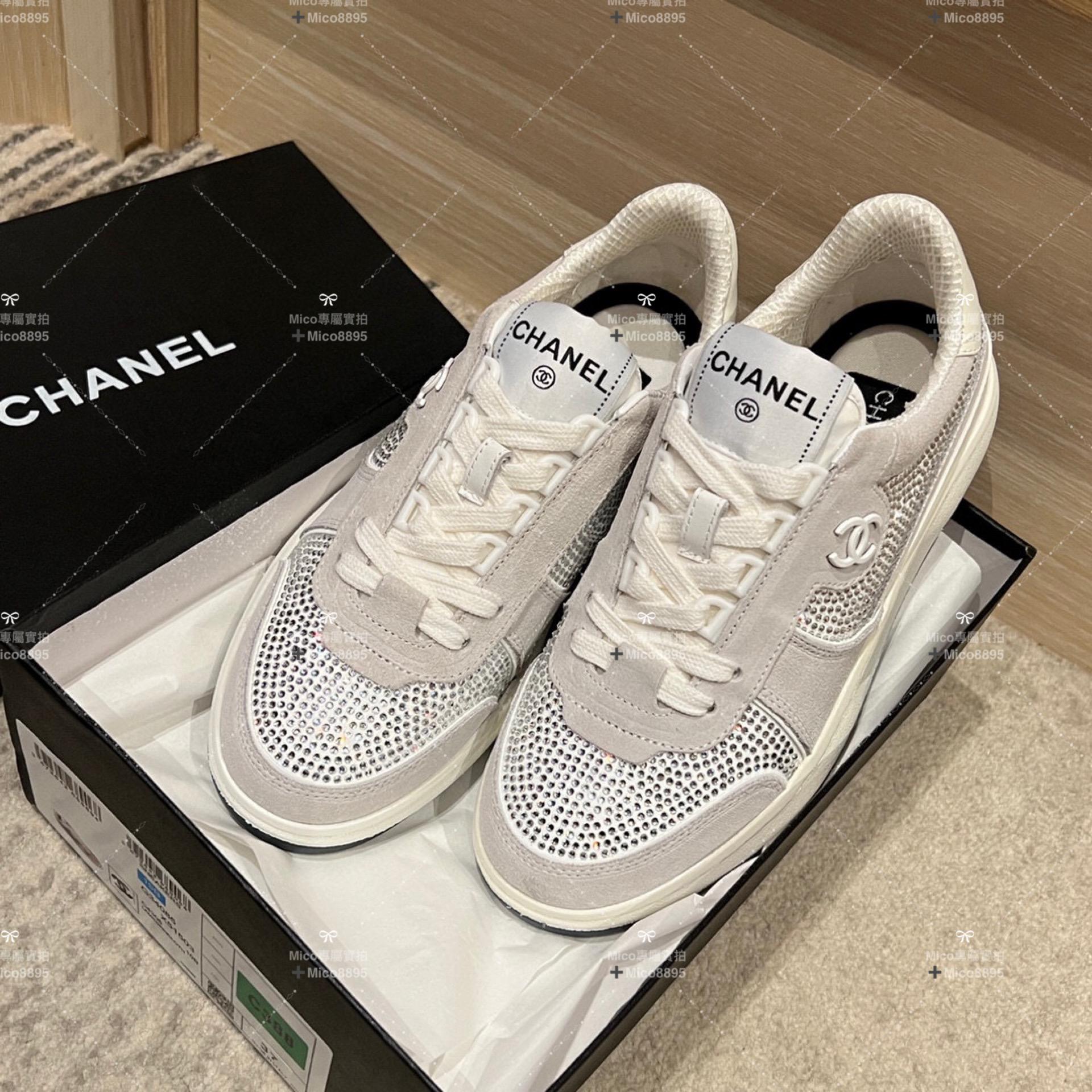Chanel 22P sneaker 鑽石💎運動鞋 施華洛世奇 35-39