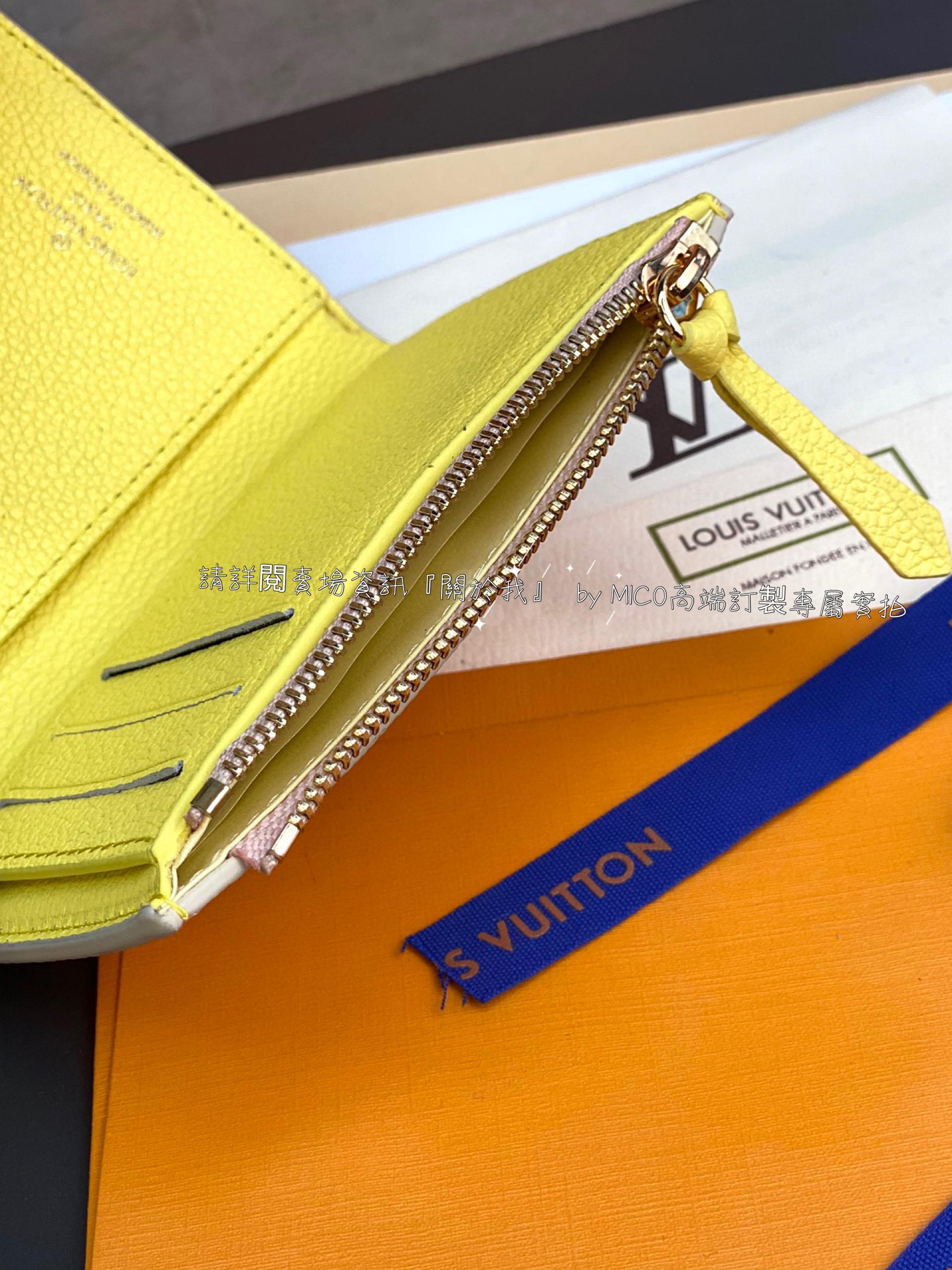 Louis Vuitton 路易威登 LV 雙拼色 Victorine 錢夾/短夾/錢包 三折短夾