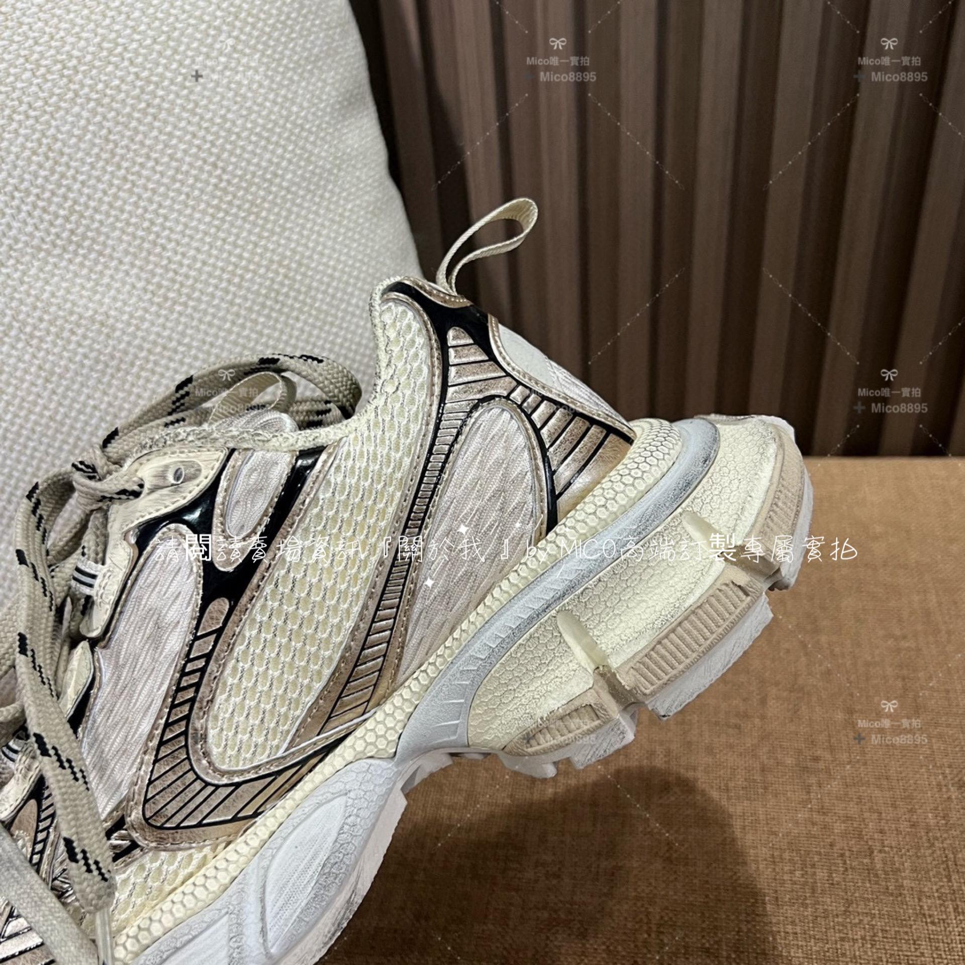 Balenciaga 3XL系列 香檳色 老爹鞋 情侶款 情侶鞋 35-46 （男碼備註）