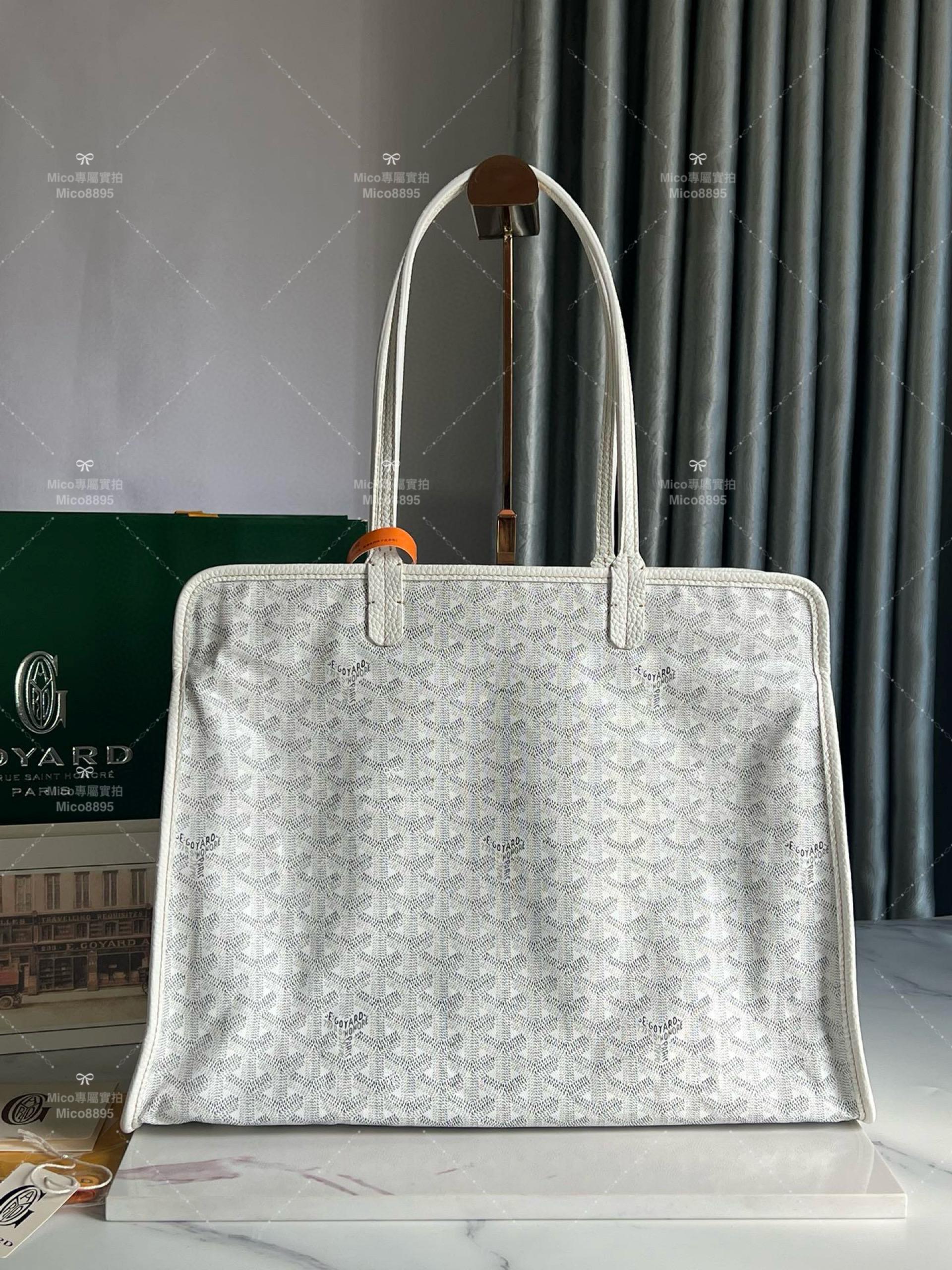 Goyard 白色 hardy bag 購物袋/旅行包/寵物包