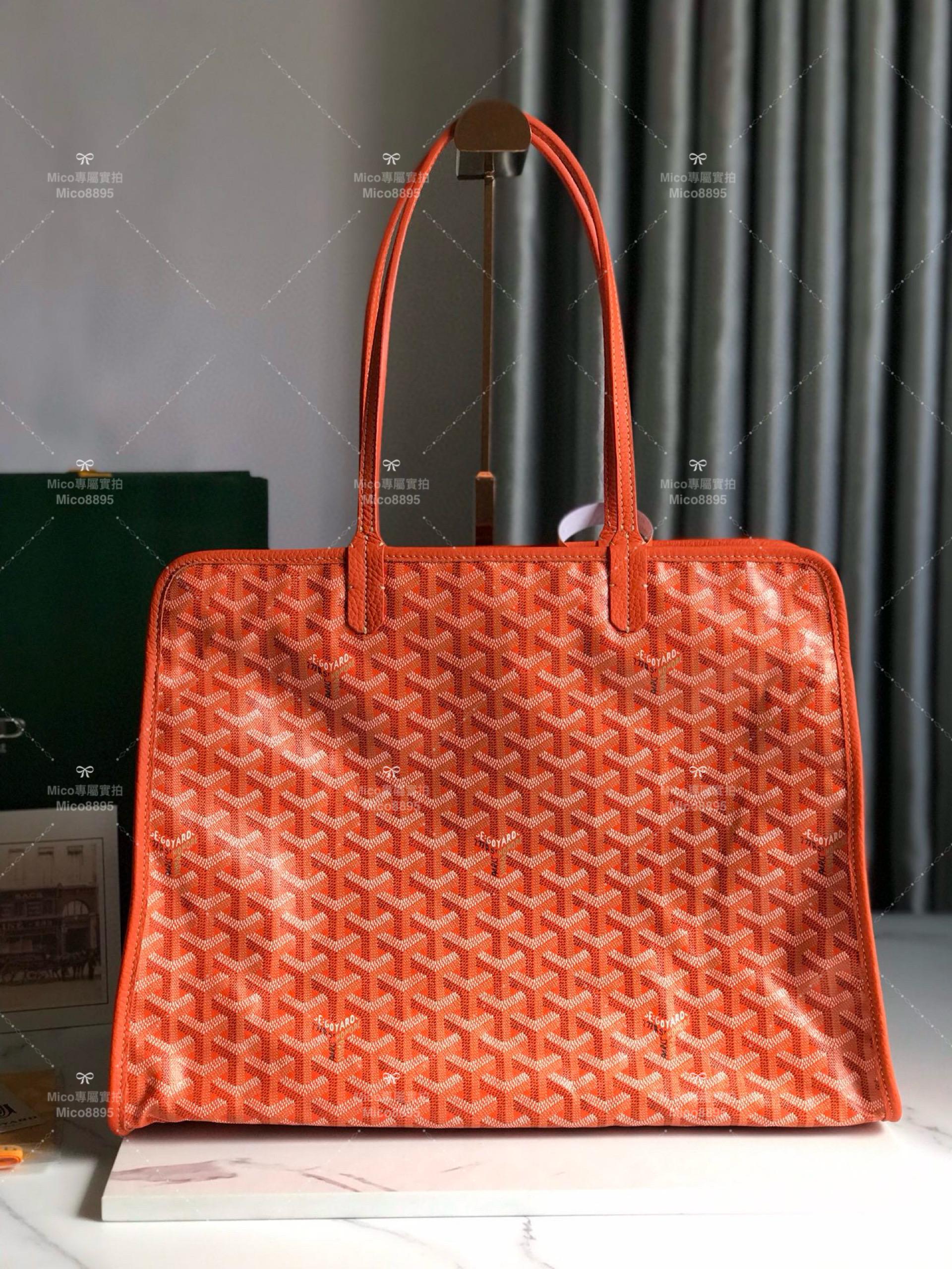 Goyard 橙色 hardy bag 購物袋/旅行包/寵物包