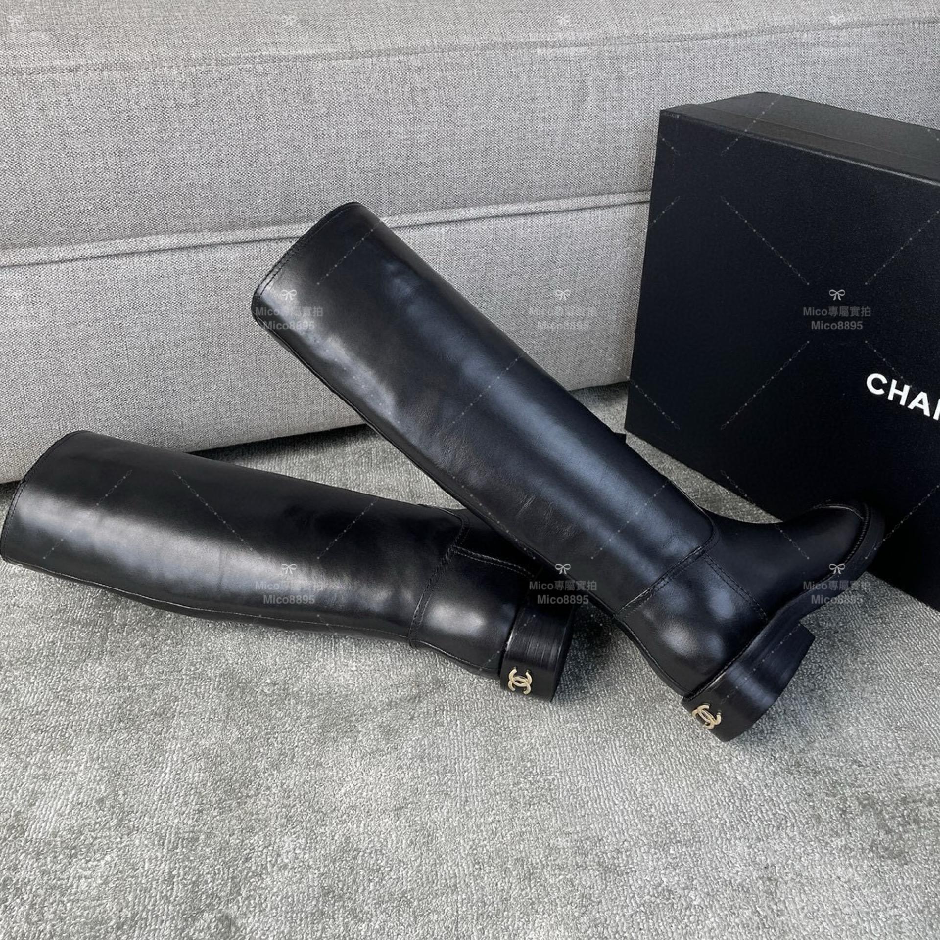 Chanel 經典耐看 英倫風格 長靴/靴子/ SIZE 35-39(可訂製40）