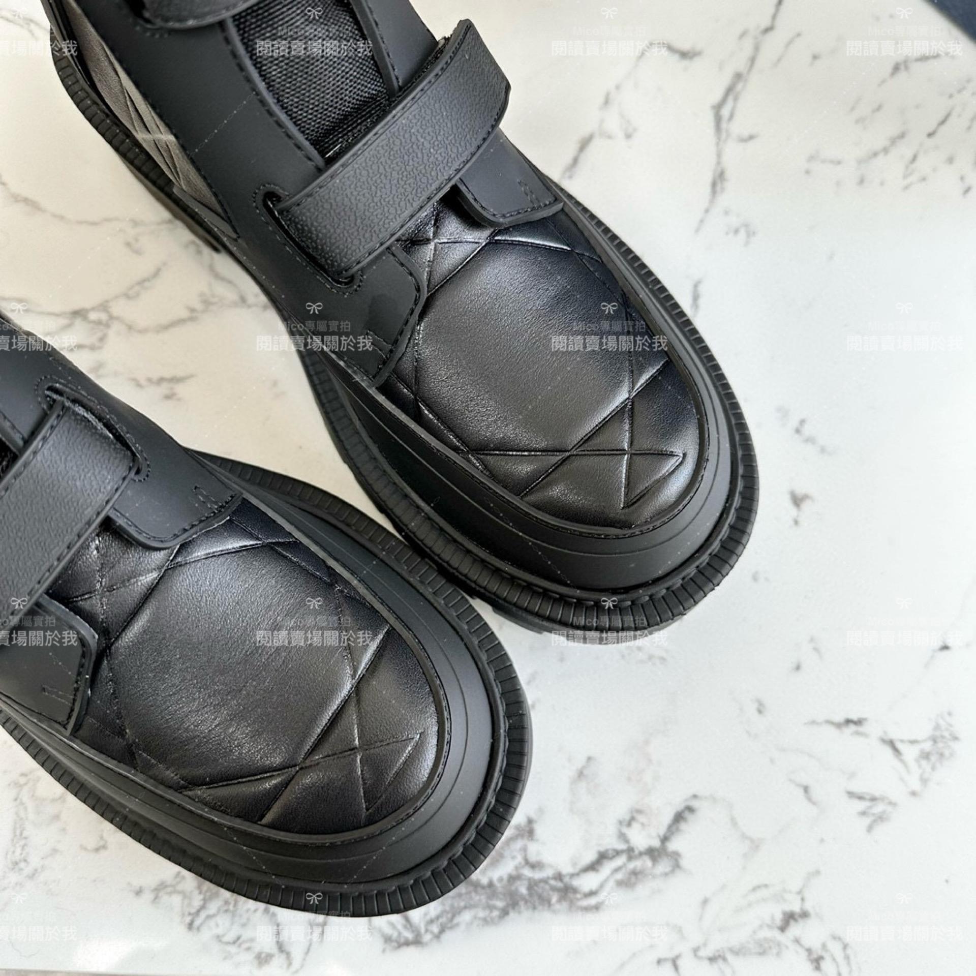 Dior Garden系列 厚底魔術貼短靴/馬丁靴 4.5cm 35-39