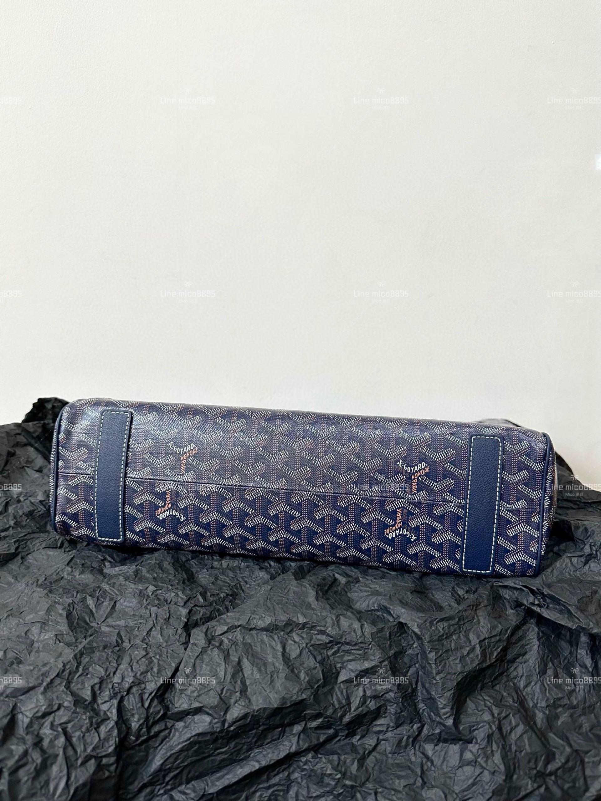 Goyard 深藍色 voltaire 竪版 tote托特包 38.5×38×11.5cm