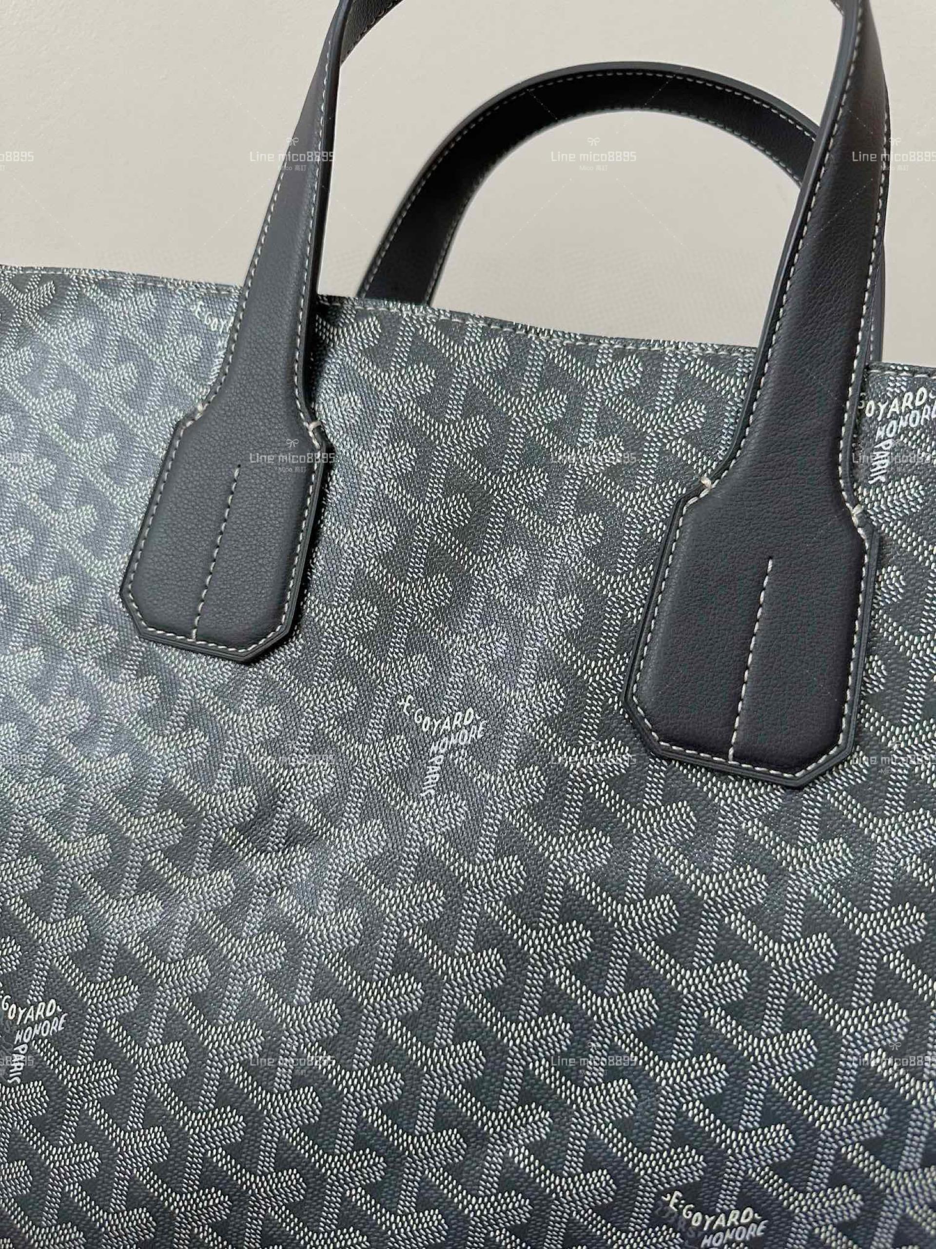 Goyard 灰色 voltaire 竪版 tote托特包 38.5×38×11.5cm