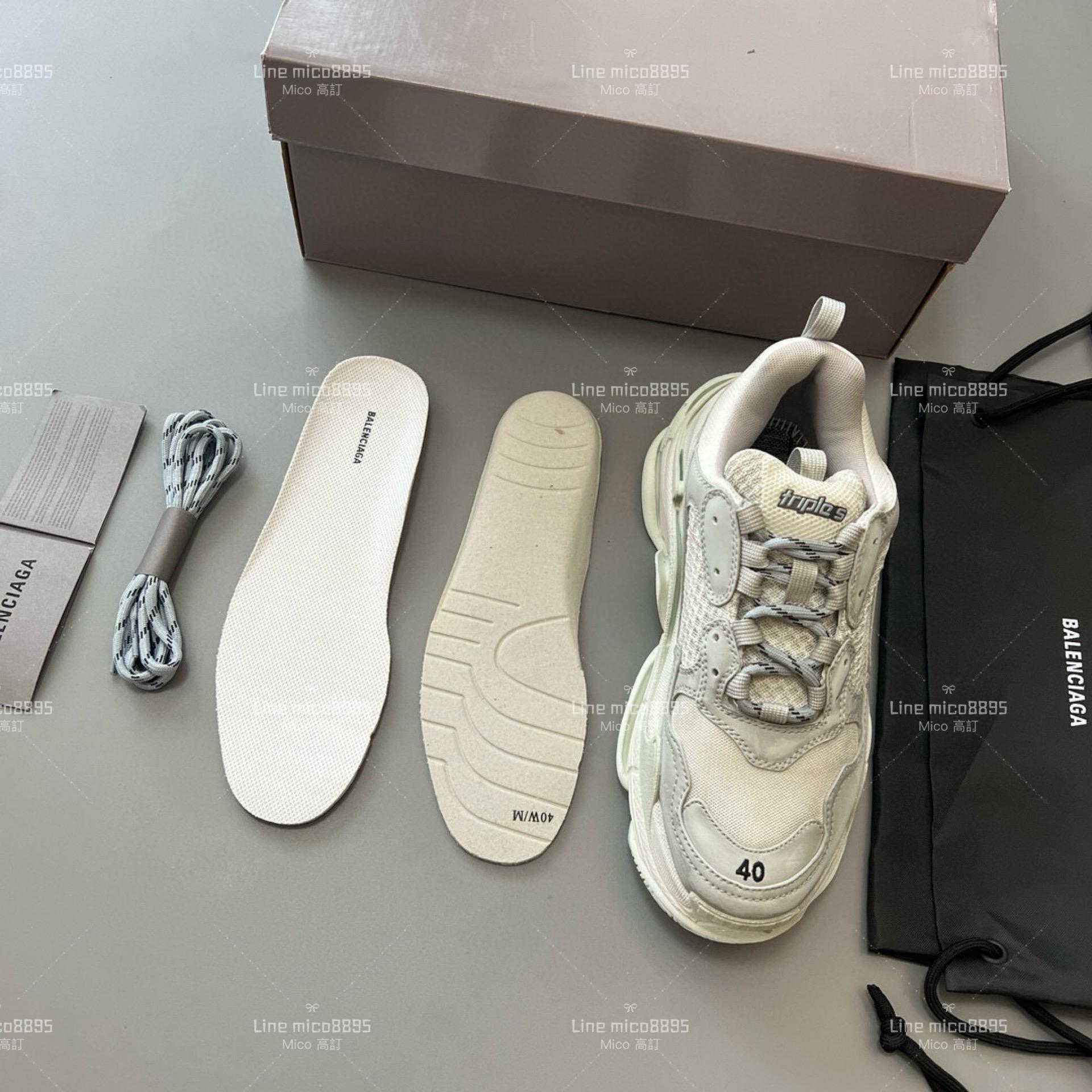 Balenciaga Triple S 一代厚底老爹鞋/休閒鞋 男女款 35-45