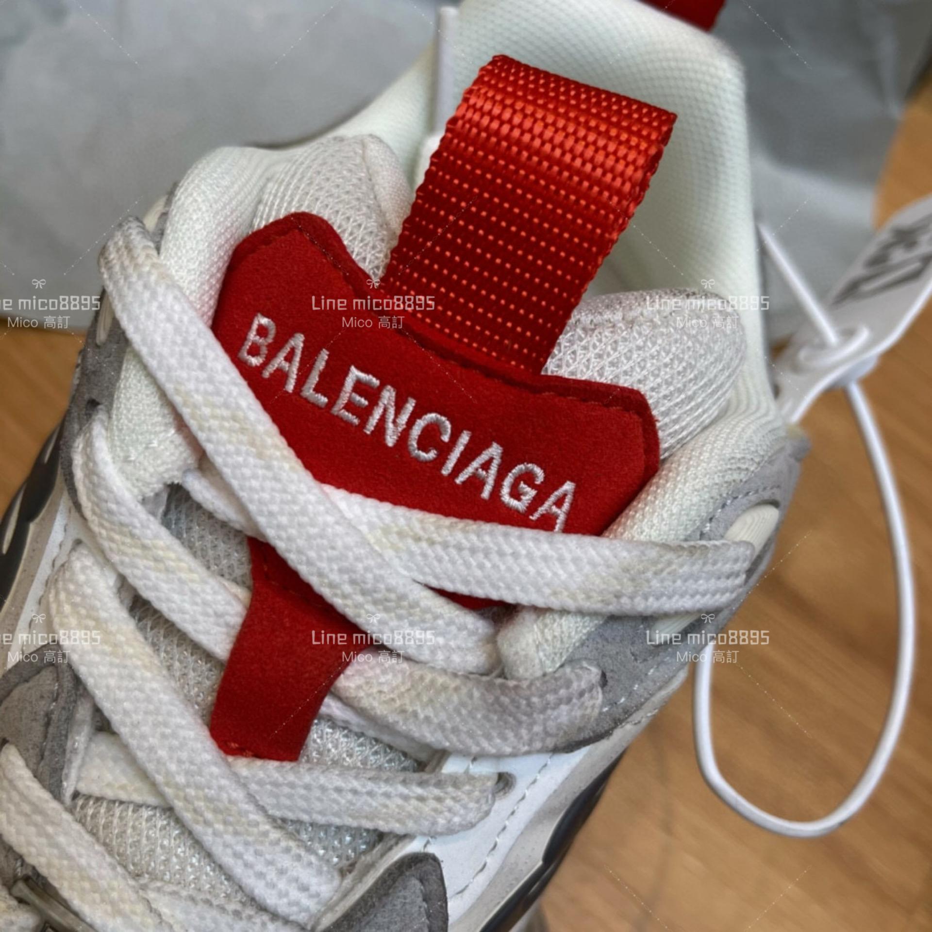 Balenciaga 巴黎世家CARGO 23ss 走秀款  《白紅灰配色》老爹鞋 運動鞋 35-46