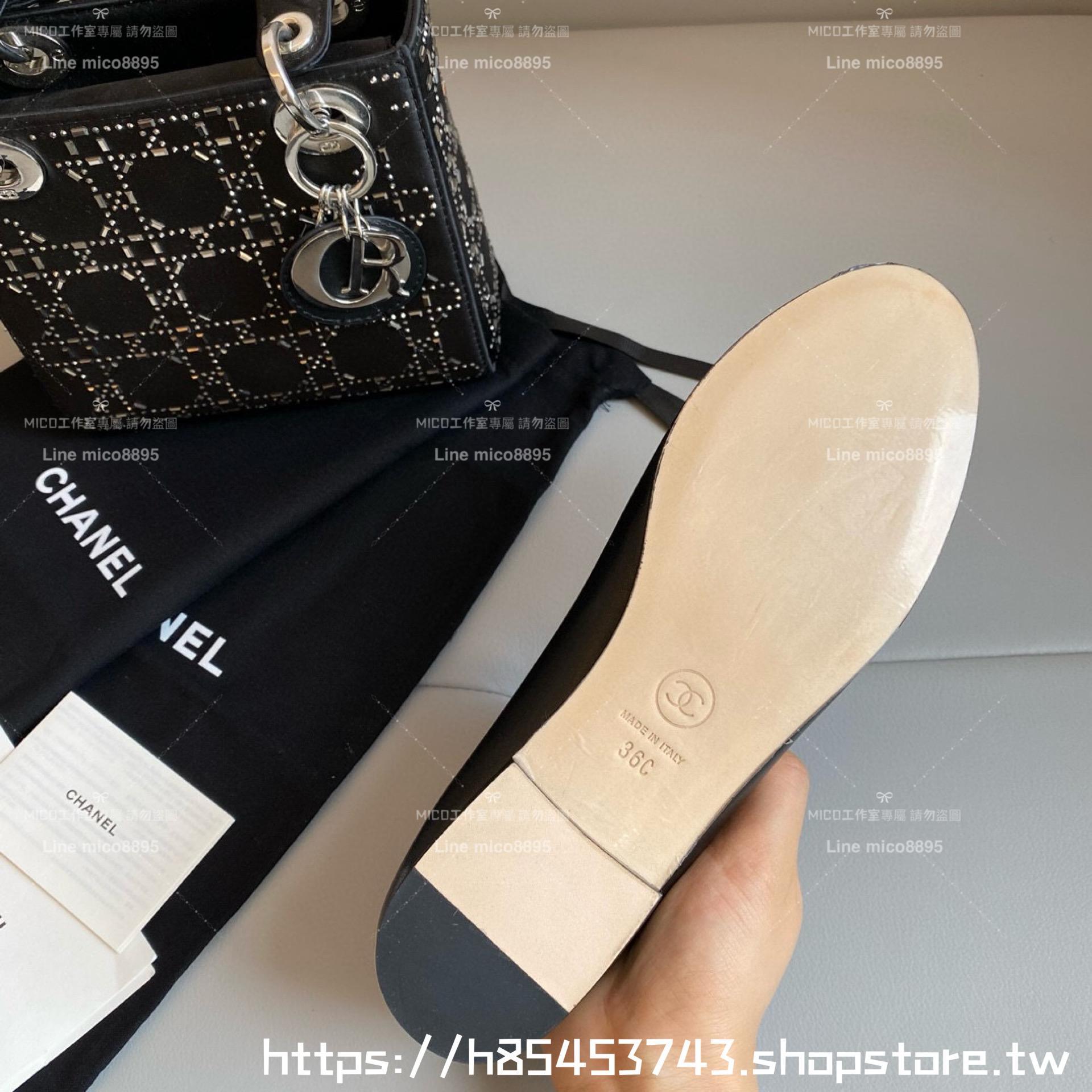 CHANEL 小香 經典款芭蕾舞鞋 全黑色羊皮 平底鞋/女鞋 Size：35-39（34.40.41.42定做不退换）