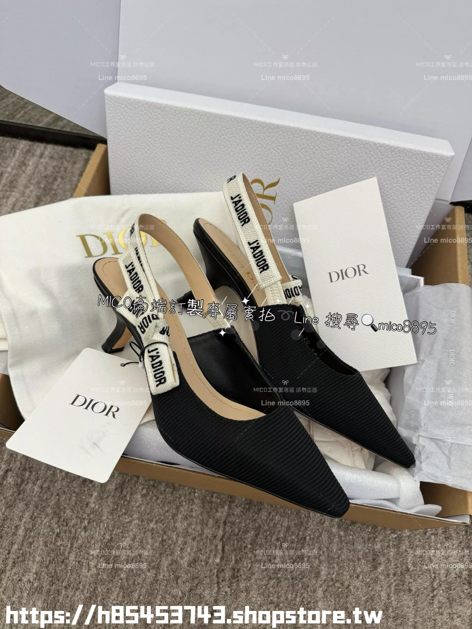 Dior 經典款 小貓跟蝴蝶鞋繫帶低跟鞋/跟鞋 4.5cm 35-40