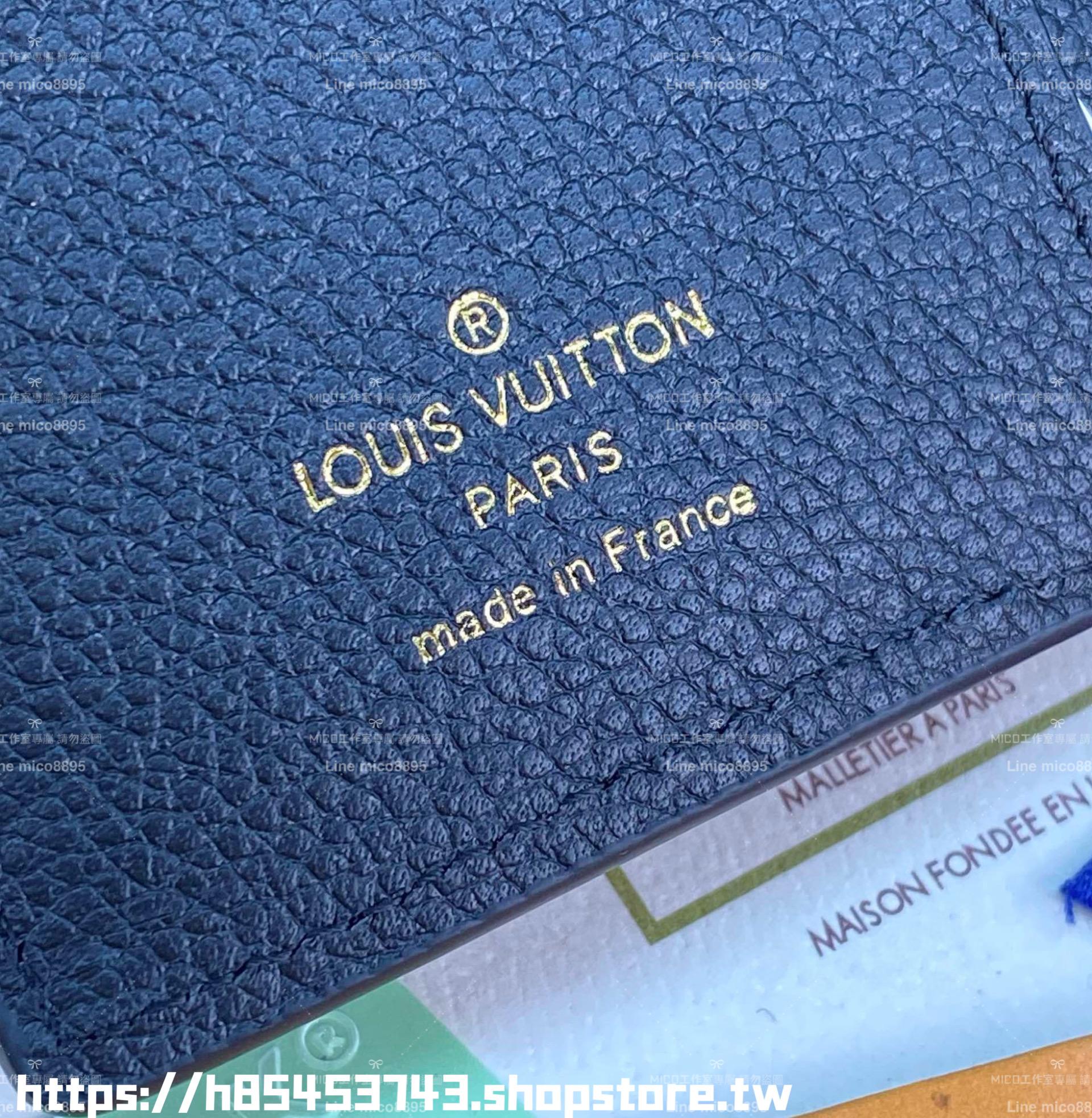 LV 路易威登｜M82370 黑色絲印 Cléa錢夾/短夾 兩折錢包