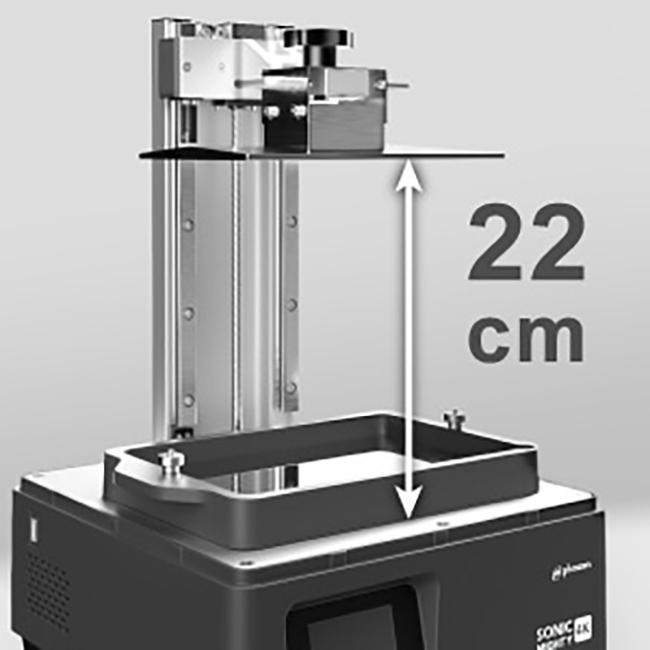 SonicMighty4K LCD光固化3D列印機具22公分大列印高度