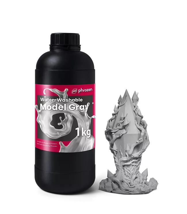 Phrozen Water-Washable可水洗高速列印樹脂(模型灰/極速黑)