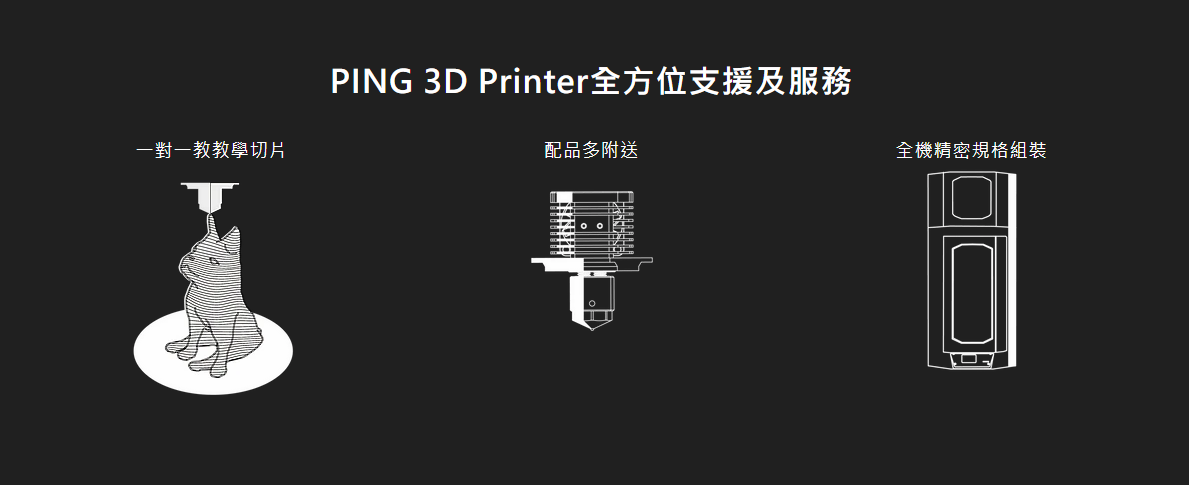 ping-PING 3D Printer全方位支援及服務