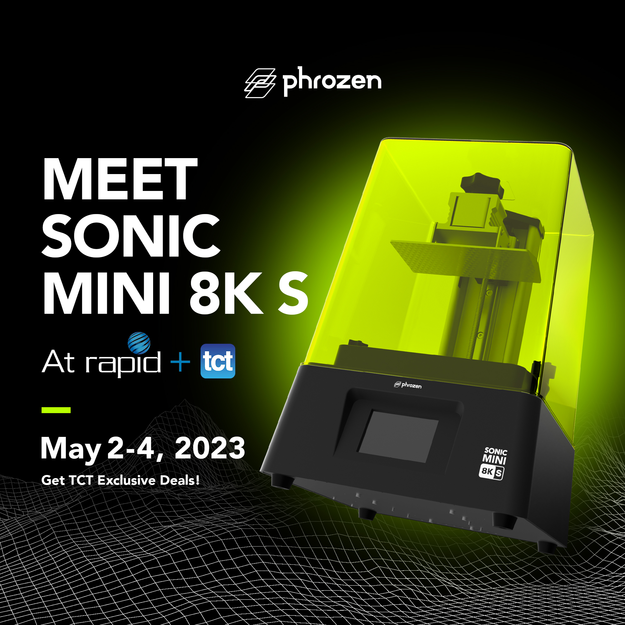 Phrozen Sonic Mini 8K S 3D列印機 | 加【清固機組】組合價 $14999!