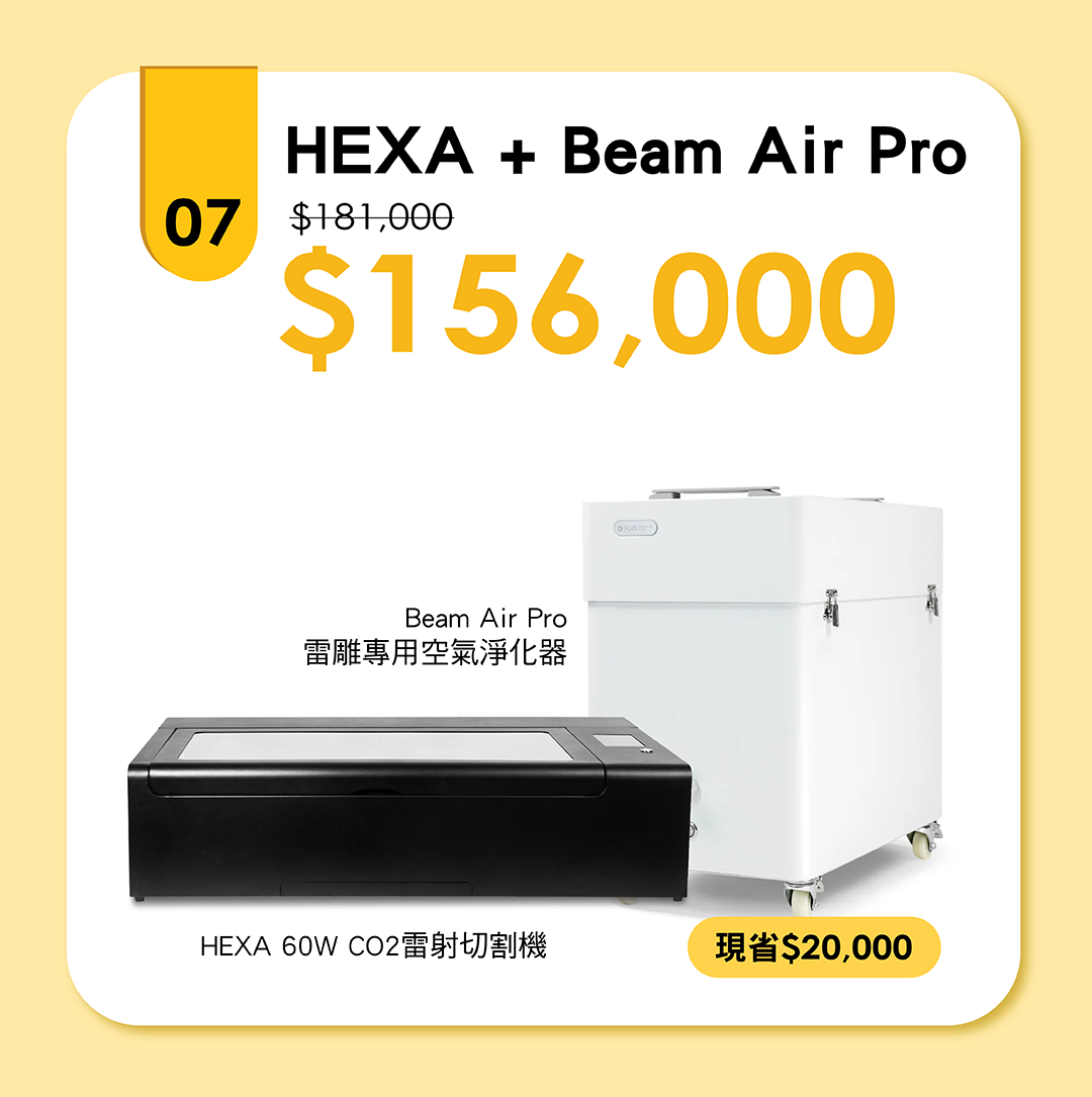 HEXA 60W ＋BeamAir Pro (清淨機五月底出貨）
