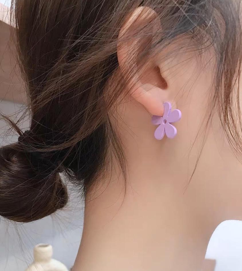 落下的花 • 貼耳耳環