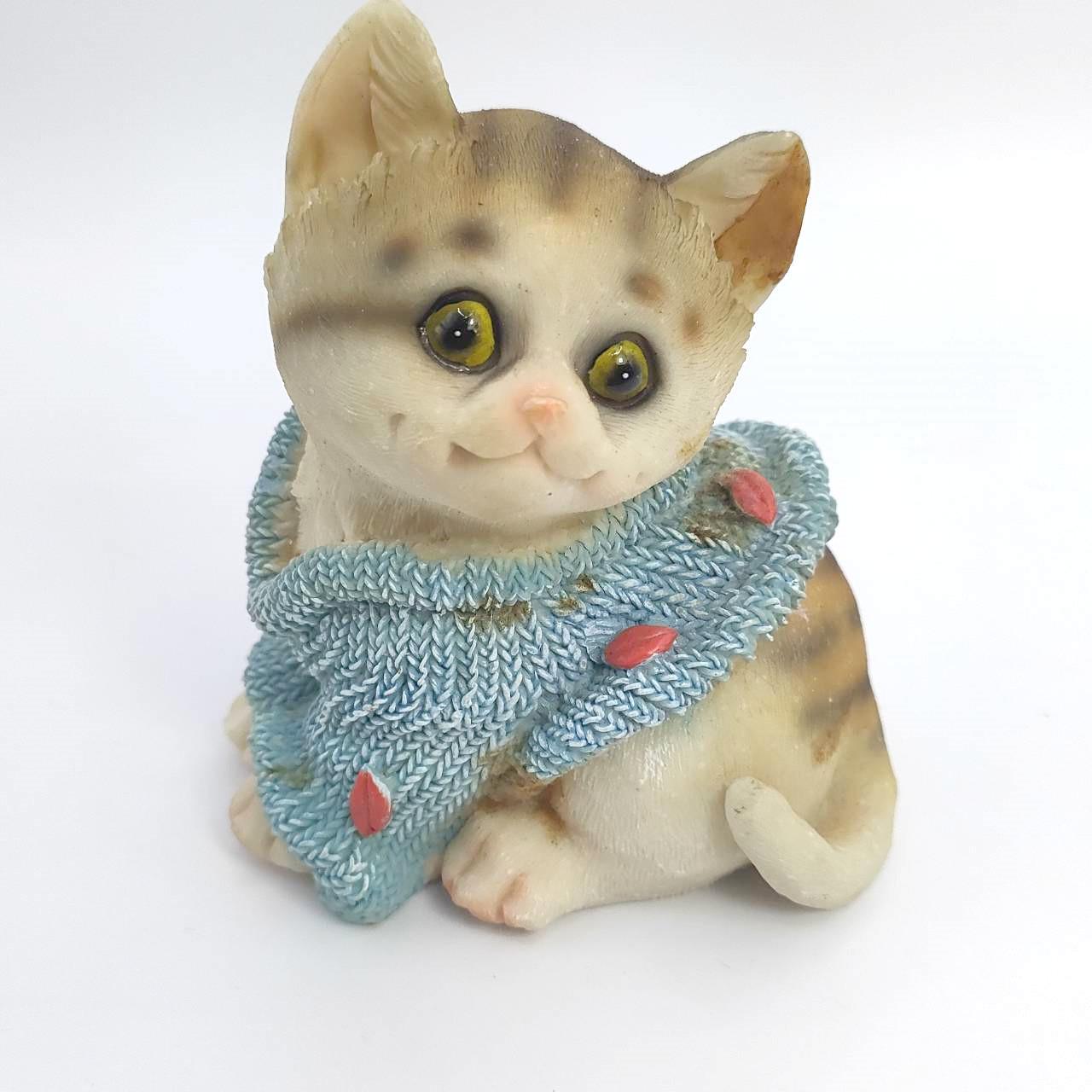 居家生活-穿毛衣的小貓撲滿存錢筒