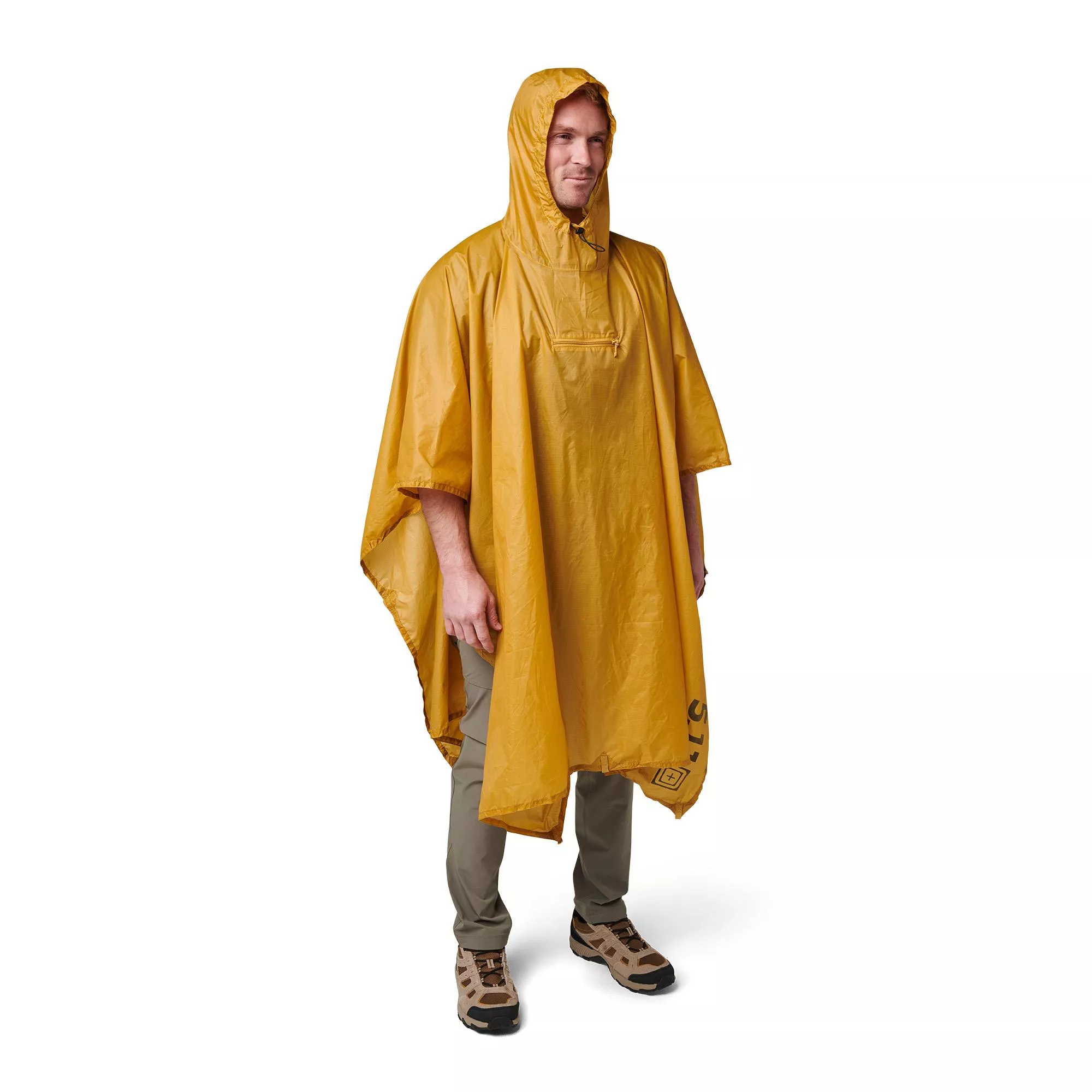 5.11-MOLLE PACKABLE PONCHO 可折疊收納袋款 防水雨衣 #56774