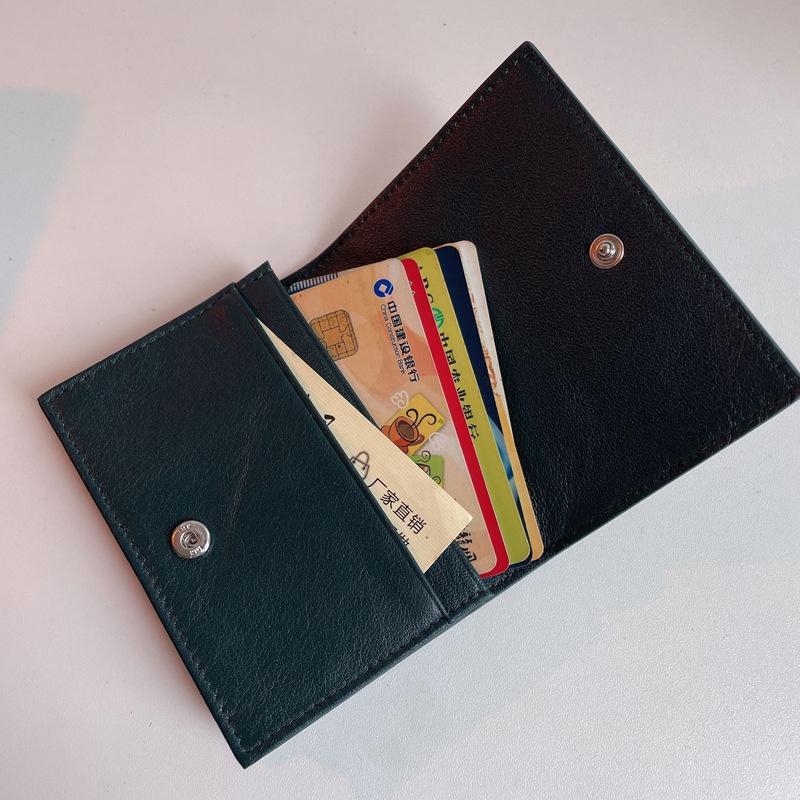 DANDT太時髦~低調高貴可放大量卡~編織牛皮卡包簡單真皮小卡夾包包(23 JULY THU) 歐美包款