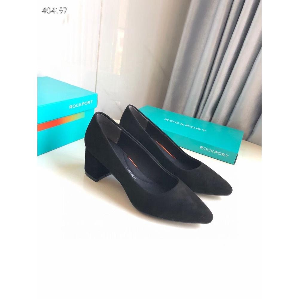 真皮跟鞋DANDT時尚羊皮舒適柔軟粗跟工作鞋（23 MAY won） 同風格請在賣場搜尋-外銷女