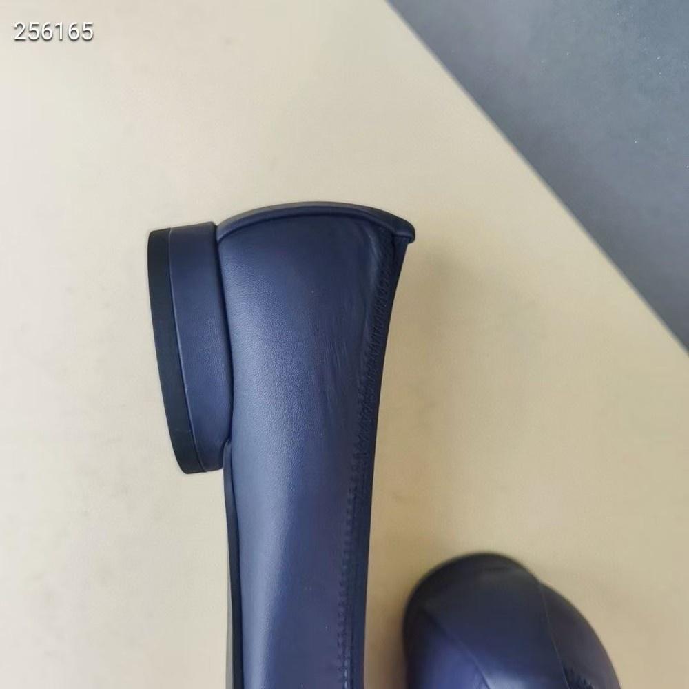 全真皮平底鞋DANDT時尚小牛皮圓頭舒適通勤娃娃鞋（22 JUN 2022290） 同風格請在賣場搜尋-外銷女鞋