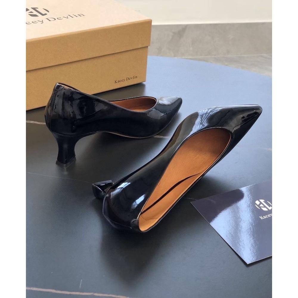 漆皮中跟鞋DANDT時尚牛皮簡約百搭通勤中跟鞋（22 JUN sin p280） 同風格請在賣場搜尋-外銷女鞋