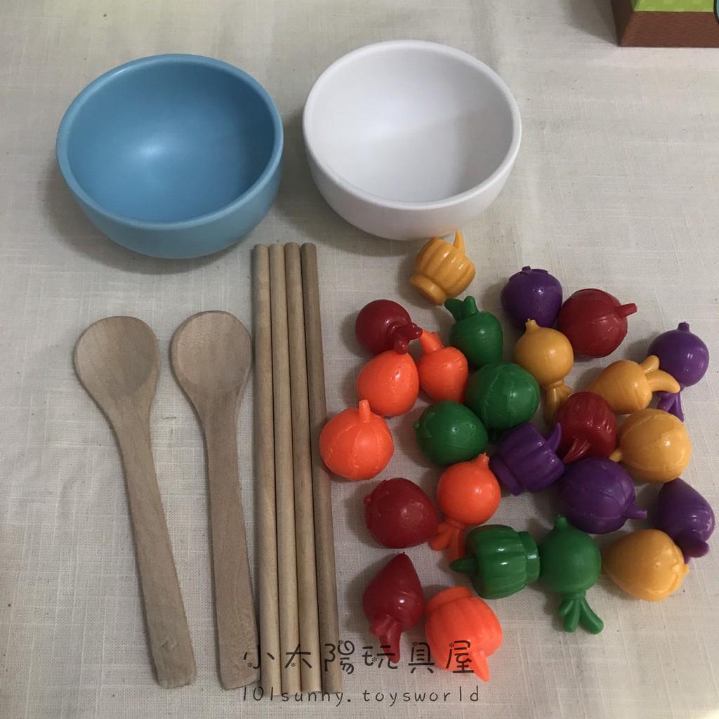 餵食遊戲 投食遊戲 兒童筷子訓練 湯匙訓練 仿真扮家家酒玩具 幼兒桌遊 學齡前教具 B022