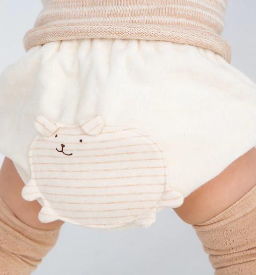 有機棉嬰兒保暖褲子