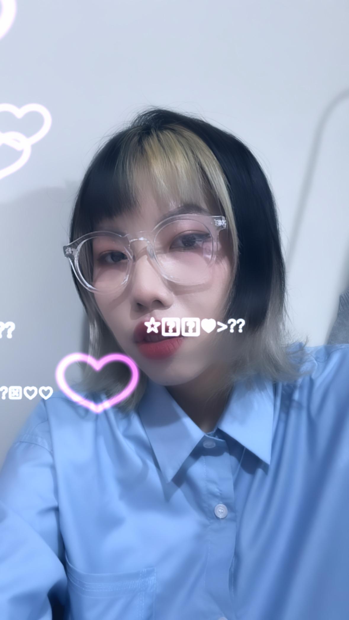 Korea 透明圓框眼鏡